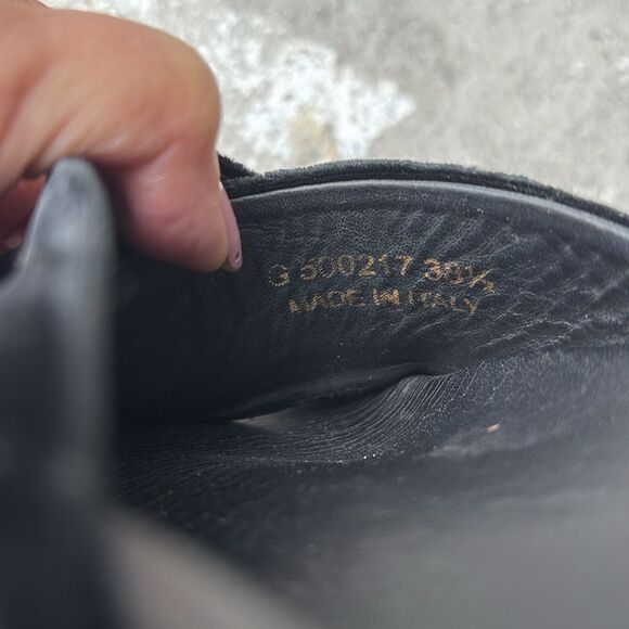 Saint Laurent velvet slides - Picture 9 of 11